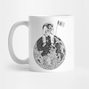 Astronaut on the Moon Mug